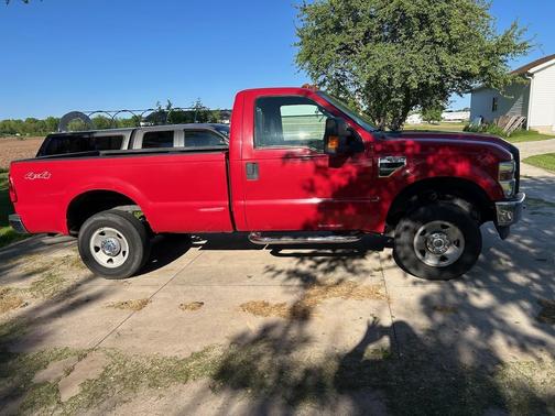 Red 2010 Ford F-250 XL Super Duty