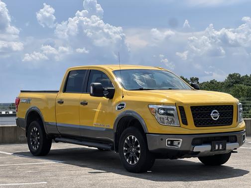 Yellow 2018 Nissan Titan XD S