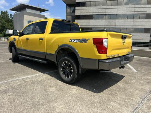 Yellow 2018 Nissan Titan XD S