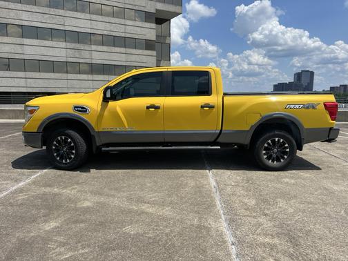 Yellow 2018 Nissan Titan XD S