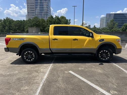 Yellow 2018 Nissan Titan XD S