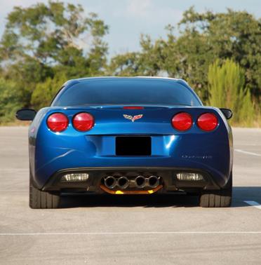 Blue 2005 Chevrolet Corvette Base
