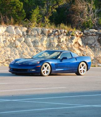 Blue 2005 Chevrolet Corvette Base
