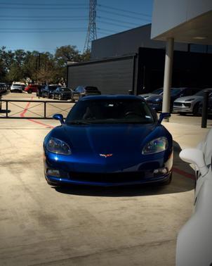 Blue 2005 Chevrolet Corvette Base
