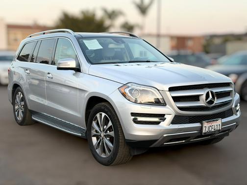 Silver 2015 Mercedes-Benz GL-Class GL 450 4MATIC