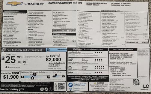 2020 Chevrolet Silverado 1500 RST