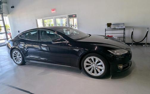 Black 2016 Tesla Model S 90D