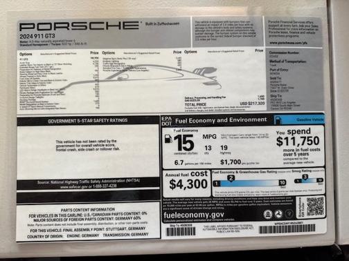 2024 Porsche 911 GT3