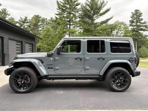 Gray 2024 Jeep Wrangler 4xe Sahara