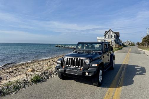 Gray 2023 Jeep Wrangler Sport S
