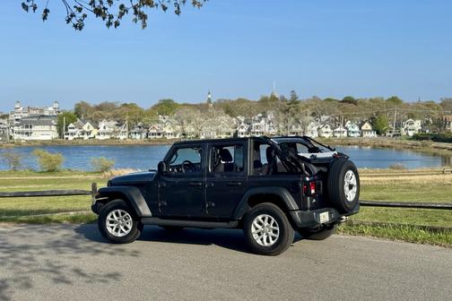Gray 2023 Jeep Wrangler Sport S