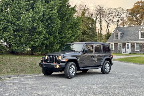 Gray 2023 Jeep Wrangler Sport S