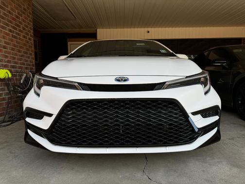 White 2024 Toyota Corolla Hybrid Nightshade Edition