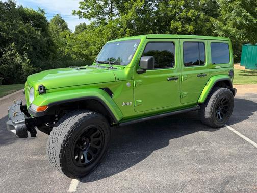 Green 2020 Jeep Wrangler Unlimited Sahara