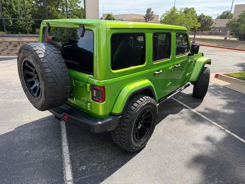 Green 2020 Jeep Wrangler Unlimited Sahara