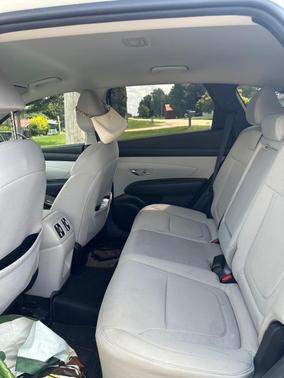 White 2025 Hyundai TUCSON Hybrid Blue