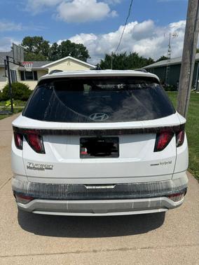 White 2025 Hyundai TUCSON Hybrid Blue