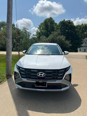 White 2025 Hyundai TUCSON Hybrid Blue