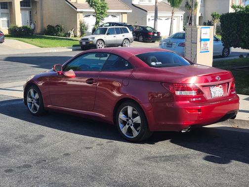Red 2010 Lexus IS 250C Base