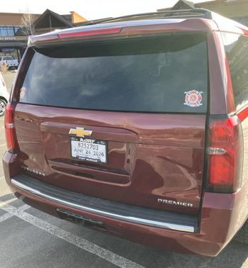 Red 2020 Chevrolet Suburban Premier