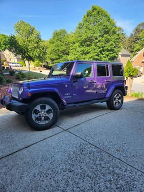 Purple 2017 Jeep Wrangler Unlimited Sahara