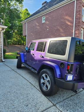 Purple 2017 Jeep Wrangler Unlimited Sahara
