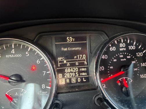 Black 2012 Nissan Rogue SV