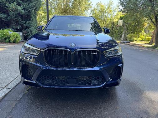Blue 2021 BMW X5 M Base