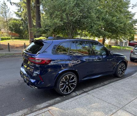 Blue 2021 BMW X5 M Base