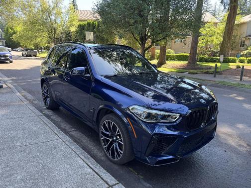 Blue 2021 BMW X5 M Base