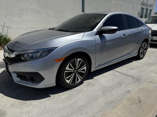 Silver 2016 Honda Civic EX-L