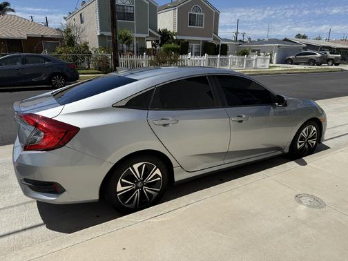 Silver 2016 Honda Civic EX-L