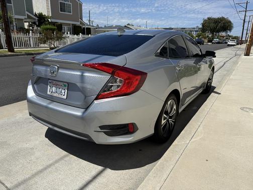 Silver 2016 Honda Civic EX-L
