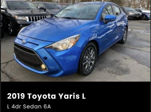 Photo 1 of 3 of 2019 Toyota Yaris Sedan L