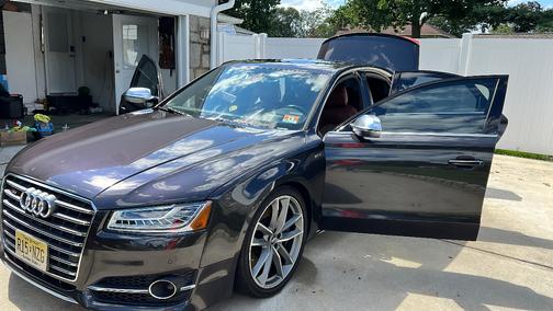 Gray 2017 Audi S8 4.0T Plus