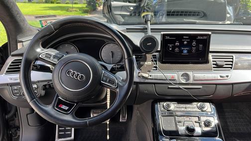Gray 2017 Audi S8 4.0T Plus