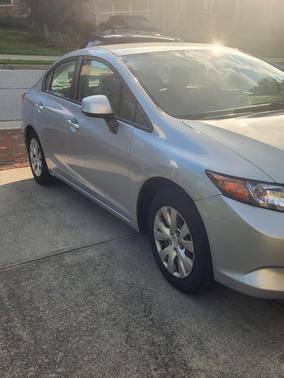 Silver 2012 Honda Civic LX