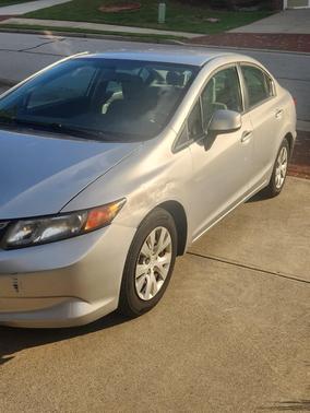 Silver 2012 Honda Civic LX