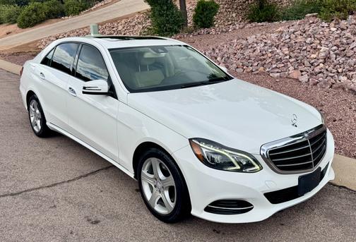 White 2014 Mercedes-Benz E-Class E 350 4MATIC