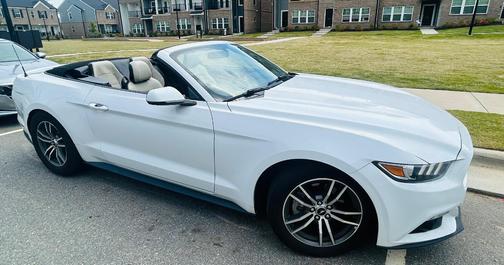 White 2017 Ford Mustang EcoBoost Premium