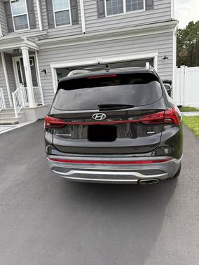 Black 2021 Hyundai SANTA FE SEL
