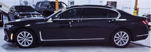 Black 2021 BMW 740 i xDrive