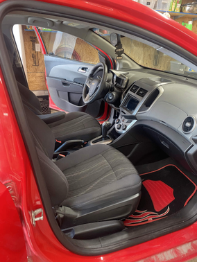 Red 2014 Chevrolet Sonic LTZ