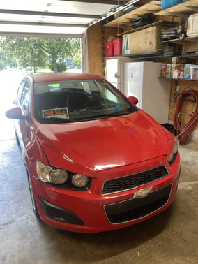 Red 2014 Chevrolet Sonic LTZ