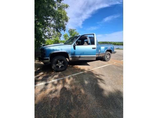 Blue 1995 GMC Sierra 1500 SL Extended Cab