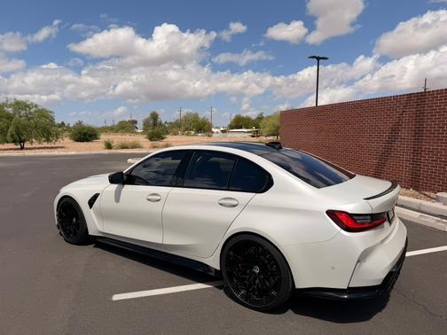 White 2022 BMW M3 Competition xDrive