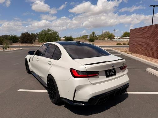 White 2022 BMW M3 Competition xDrive