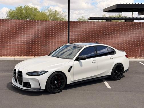 White 2022 BMW M3 Competition xDrive