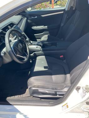 White 2018 Honda Civic EX
