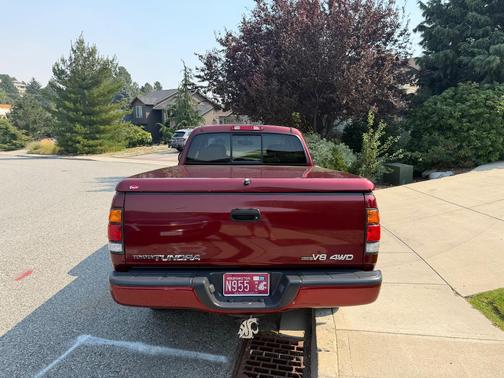 Red 2003 Toyota Tundra Limited Access Cab Stepside